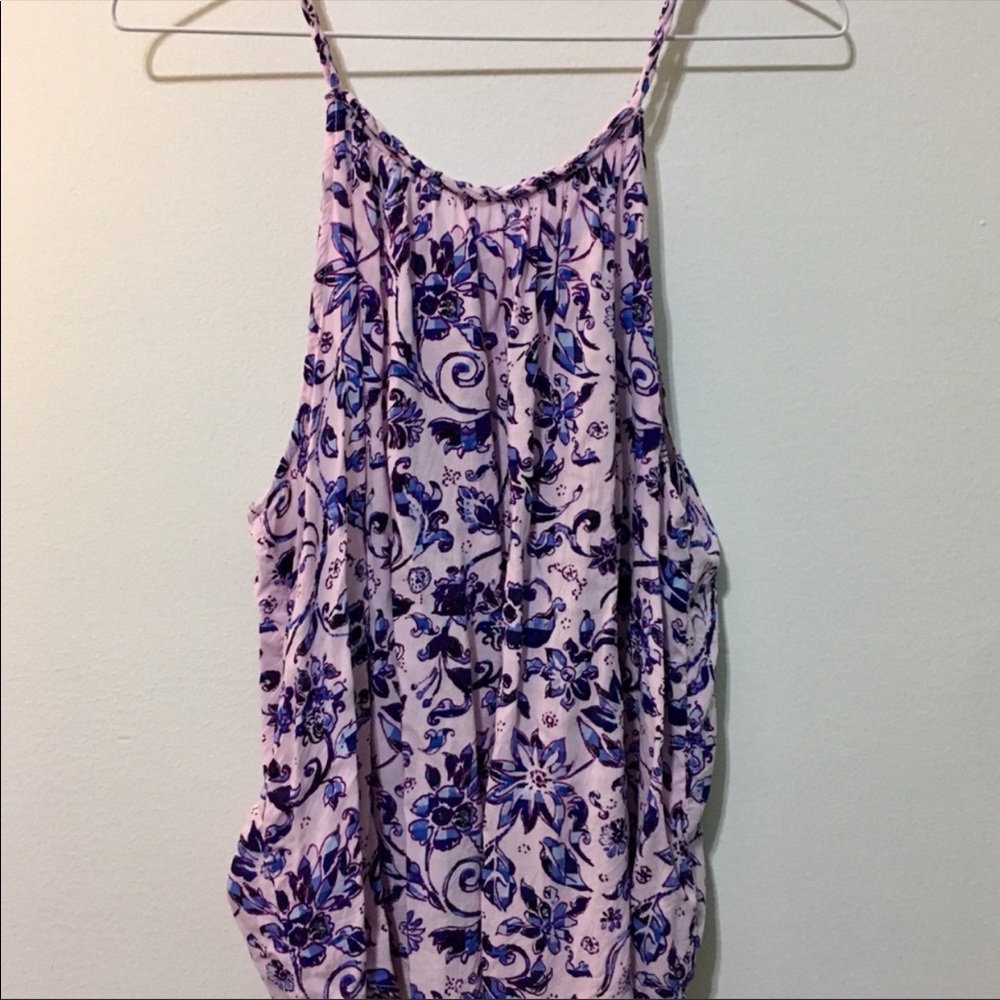 Gap Pink Floral Tank